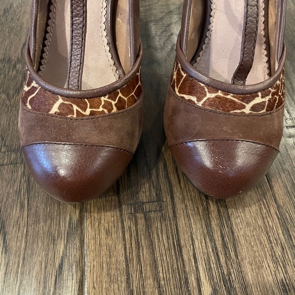 Fossil Giraffe Brown Heels - Picture 7 of 10